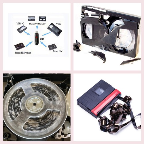 Vhs 8mm minidv video - vhs,c-vhs,8mm,minidv,