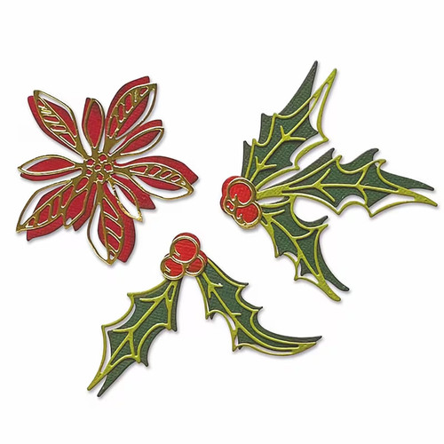 Poinsettia flower holly - poinsettia,