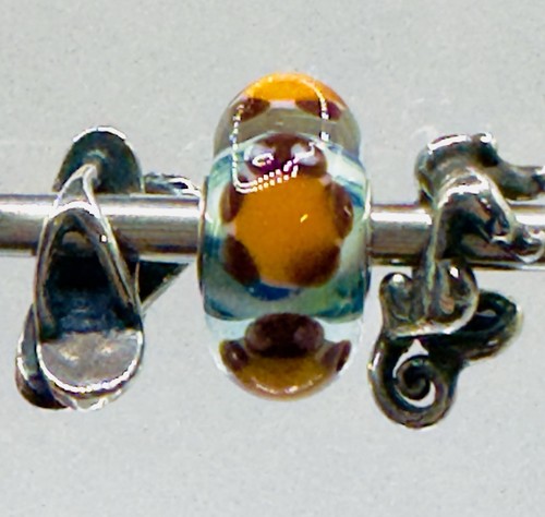 Trollbeads turtle ooak - trollbeads, flip