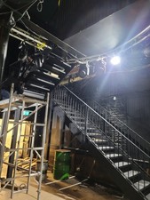 steel fire escape stairs/ stairs