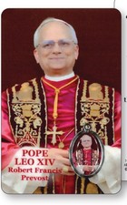 Pope Leo XIV PRAYER CARD