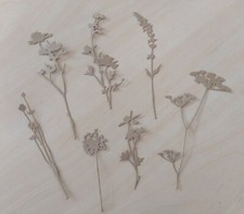 21 Die Cut Wildflowers -