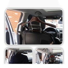 Car headrest restraint rods - restraint,