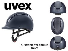 UVEX SUXXEED STARSHINE ADJUSTABLE RIDING HELMET NAVY
