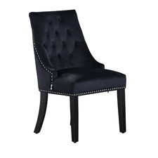 Black Velvet Dining Chairs