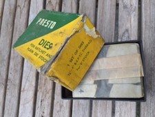 SET OF PRESTO DIES - STILL IN BOX - 3 1/4" to 4" FOR 4" DIE STOCK HEAD