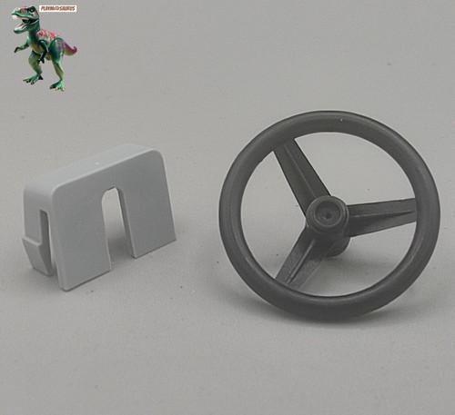 Playmobil black steering - , wheel