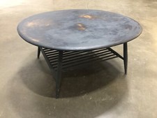 Ercol Oval Black Coffee Table