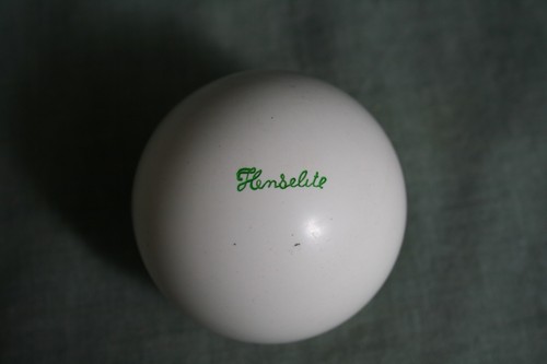Henselite lawn bowls - , jack