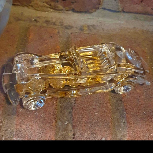 Vintage 70s lucite acrylic car - 70s,