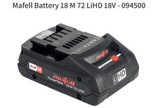 Mafell Battery 18 M 72 LiHD