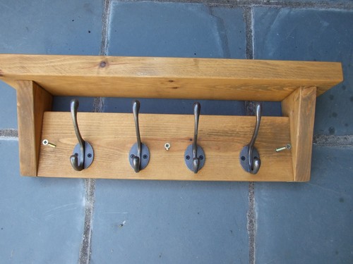 New solid wood coat rack - new,
