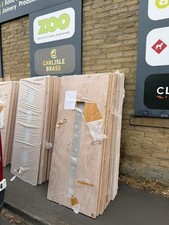 Commercial Oak FD30 Fire Door 33"–Prefinished Natural Lacquer–Glazed