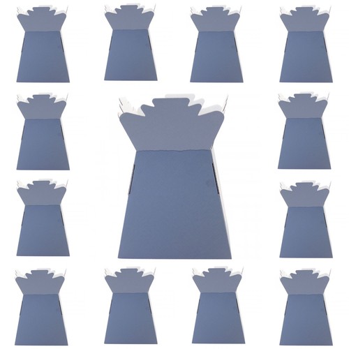 Grey florist bouquet box - grey,