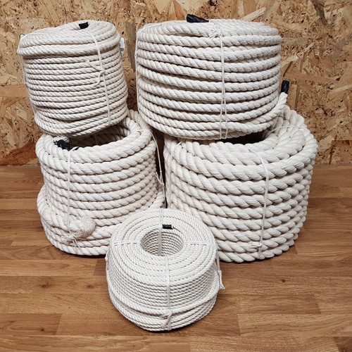Cotton rope sash cord white - rope,