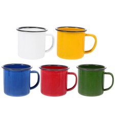 5Pcs Enamel Mugs Enamel