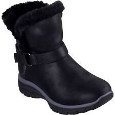 Skechers Easy Going Dreamers Move Textile Women's Black Boots New