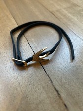 Alexander McQueen Swallow Bracelet leather double wrap never worn 