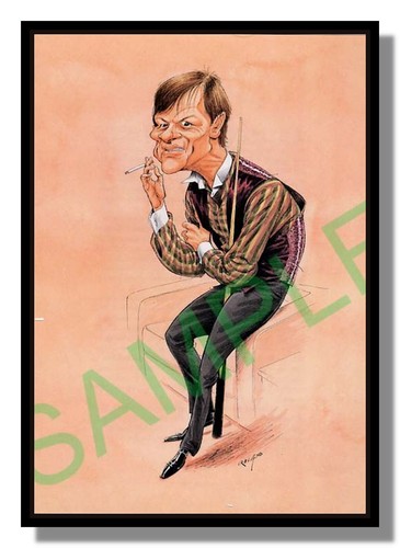 Framed picture alex higgins - picture, by