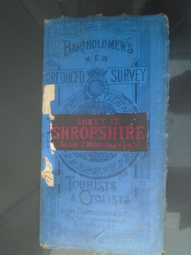 Cloth barts map - barts., shropshire