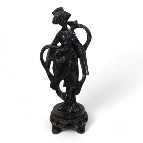 Resin statue japanese geisha - statue,