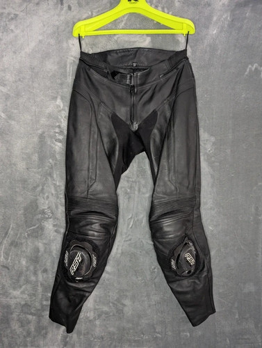 Rst black leather motorcycle - rst,
