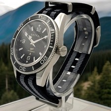 James Bond 007 SKYFALL Black Divers  Watch Seiko TMI NH35 Japanese Auto 100m WR 