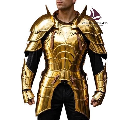 Zain medieval golden - golden, steel