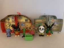 CBeebies Bing Bunny Mini House And Supermarket Playset x 6 Mattel 