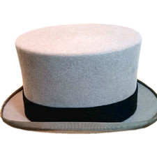 Vintage Top Hat With Hat Box