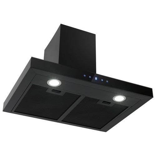 Electriq 60cm black - 60cm, slimline