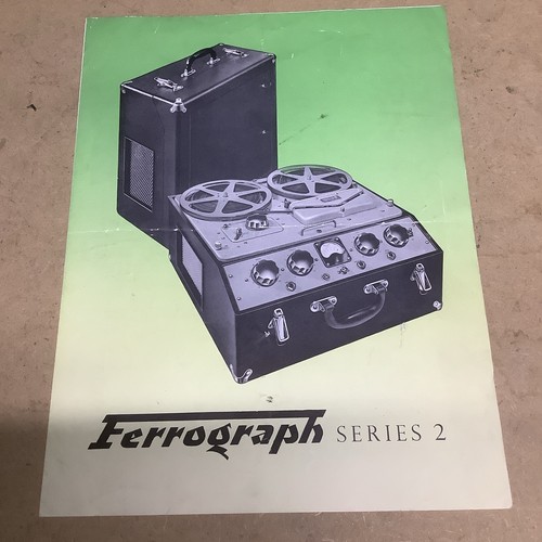 Ferrograph series reel to - ferrograph,