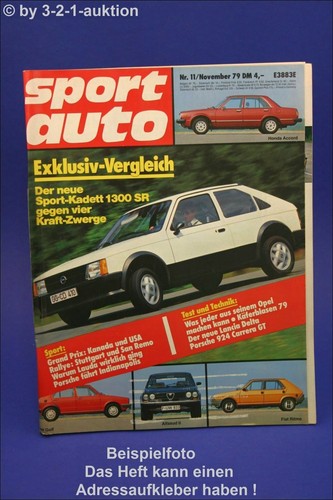 Sport auto porsche 924 - 11/79,