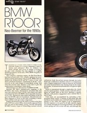 1992 BMW R100R Motorcycle Road