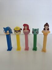5 PEZ Dispensers Pokémon Disney Sonic 