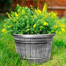 Large Barrel Planter Plant Pot