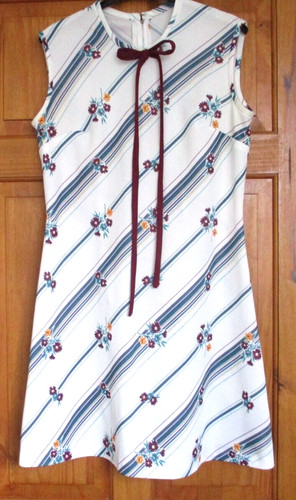 Vintage mod 60s dress - vintage,