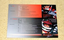 Honda Sport Accord BTCC rade car information card & Drivers, 1998 season
