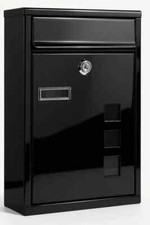 Gloss black lockable post - gloss,