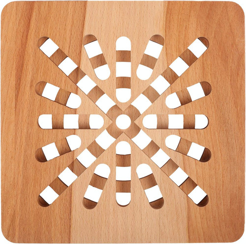 Square wooden hot - wooden, stand
