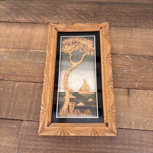 Vintage carved cork - carved, picture
