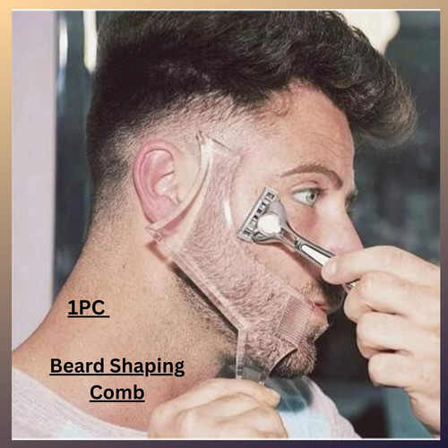 Beard styling shaping template - beard,