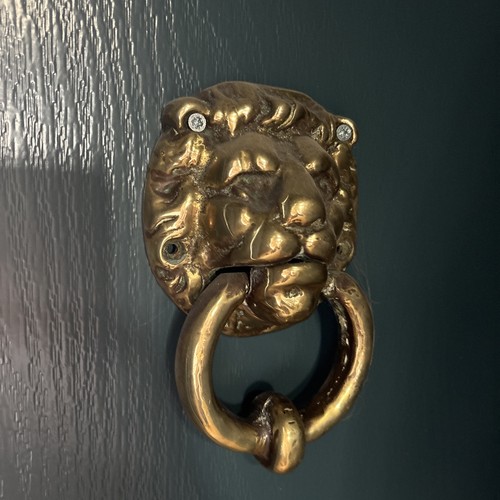 Vintage cast brass - cast,
