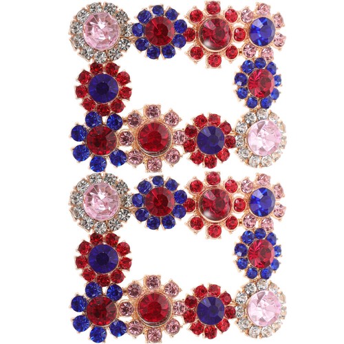 2pcs rhinestone shoe flower - 2pcs,