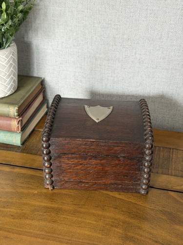 Antique edwardian oak wooden - antique,