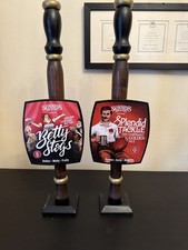 2 X Dummy Wooden BEER PUMPS