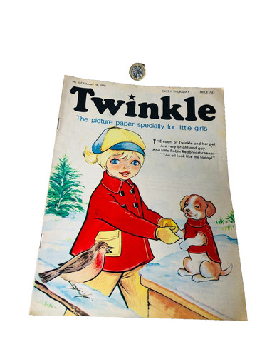 Comic twinkle 1970 vintage - comic,