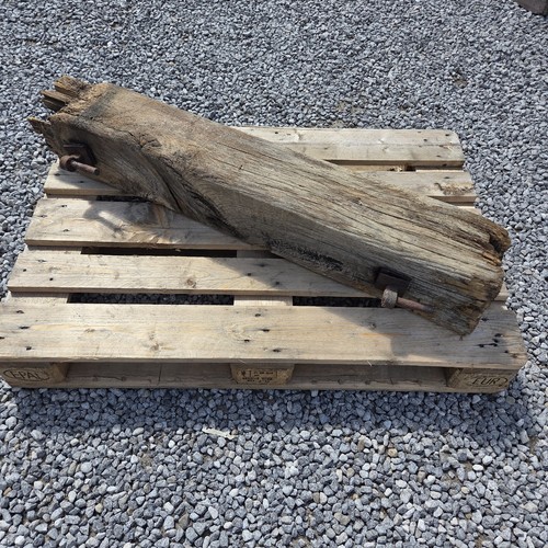 Reclaimed oak gate post - gate,