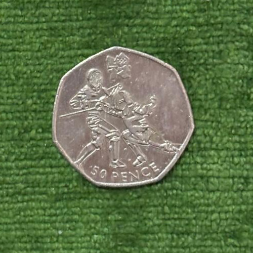 Olympics 50p coin 2011 - olympics,