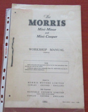 Morris Mini - Minor  Mini Cooper workshop manual AD015
